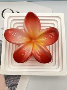 3 Stück/1 Stück 7,5 cm/2,95 Zoll Hibiskus Blumen förmige Kunststoff Haarspangen, blau/orange/lila, leicht, geeignet für den täglichen Gebrauch, Lässig, Party, Pendeln, Strand, Urlaub, Pferdeschwanz, Dutt, Gesichtswäsche, Make-up, Outfit Accessoire Winter Klammer Clips Herbst Haarklammern Elegante Haarspangen