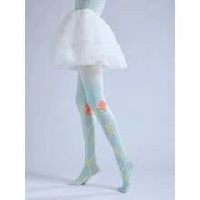 Sahabowi Women's Sheer Tights, Digital Print Designs Stockings-9106 - 多色2 - 查看 4