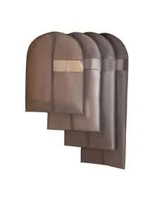 1 szt. Pokrowiec na ubrania, przezroczysta torba wisząca z zamkiem błyskawicznym, szary, torba do przechowywania w domowej garderobie, przezroczysta osłona na ubrania, oszczędzająca miejsce, torba do przechowywania w garderobie, odporna na wilgoć, odpowiednia do użytku z ubraniami