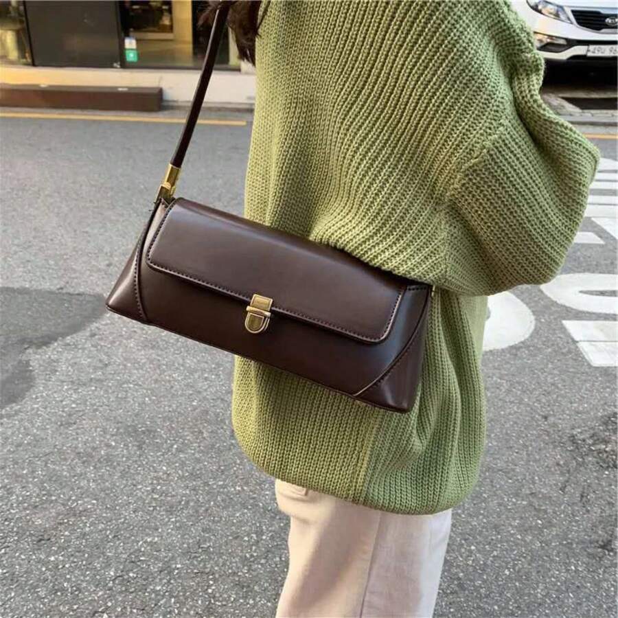 LOVEWE Vintage Shoulder Bag For Women, Women's Purses - Brown - View 1