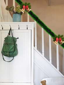 Length Of 2PCS : 200 Cm / 78.74 Inches /6.56 Feet, Width: 9 Cm /3.5 Inches Christmas Decorations, Green Snowflakes, Artificial Christmas Pine Ribbons, Christmas Green Wreaths, Wedding And Birthday Party Ceiling Decorations, Christmas Tree Decorations, Christmas Gifts, New Year Gifts, Christmas Decoration Gifts, Courtyard Decorations, Indoor Decorations, Outdoor Decorations, House Decorations