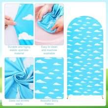 D3Pcs Arch Backdrop Cover Story Arch Cover Wedding Arch Covers Spandex Backdrop Stand 4ft 5ft 6ft For Wedding Birthday Banquet Boy Girl Toy Arch Cover Decoration Cartoon Story10