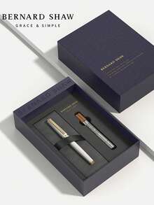 1 Packung, Business Unterschriftspen, Kugelschreiber, Kugelschreiber Nachfüllset, hochwertiger Business Signaturstift, Business Füllfederhalter, Abschlussgeschenk, Weihnachtsgeschenk, Lehrertag Geschenk, Geburtstagsgeschenk, Werbegeschenk, Kugelschreiber mit geschmeidiger Schrift, Kugelschreiber Nachfüllset der Stern Serie, kommt mit Geschenktüte