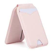 EIGIIS 1pc Magnetic Phone Wallet With Mirror & Card Slots, Adjustable Stand, Durable, Suitable For All Phones, Fashionable Wallet Design, Perfect Gift For Friends, Girlfriend Or Mother - Multicolor - View 10