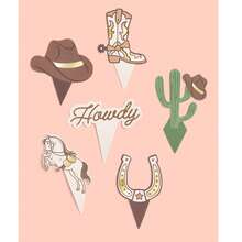 24pcs/Set,Western Cowboy Cupcake Wrappers + Toppers - Rodeo Birthday Cake Decoration,Cow Print Bandana Cupcake Liners Horse Cactus Horseshoe Howdy Picks For Wild West Cowboy Birthday Party Supplies - Multicolor - View 4