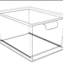 1pc/2pcs Transparent Stackable Drawer Organizer Box, Dust-Proof Storage Box For Cosmetics, Sundries, Snacks, Desktop Organization - Clear - View 5