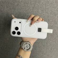 【よく売れる】i Phone air 17 16 15 14 13 12 11 Pro Max対応 高級ジェリー液体磁気ワイヤレス充電ケース ソフトバンパーカバー - オレンジ - チェックする 8