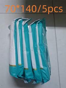 5件/包，尺寸：70cm*140cm/50cm*100cm/60cm*120cm。豪華一次性加厚浴巾，柔軟無紡布材質，包裝，適用於旅行、健身、戶外活動、居家浴室裝飾、秋季裝飾、海灘度假必需品、返校一次性浴巾，更大更厚，包裝，柔軟親膚，提供舒適的沐浴體驗。新舊產品隨機發貨 - 白色 - 查看 14