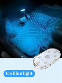 1. 车载LED氛围灯，脚窝灯，车内装饰灯，无线RGB迷你粘贴式LED车内氛围灯，RGB水下鱼缸灯，适用于汽车、房间、泳池，汽车礼品 - 彩色 - 查看 10