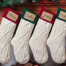 Meias de Natal para a Família, Meias de Natal, Meias de Natal Tricotadas 2025, Decorações de Natal, Presentes de Natal para a Família, Decorações de Festas, Multifuncionais, Ornamentais, Reutilizáveis, Requintadas, Elegantes, de Alta Qualidade, Coloridas, Modernas, Personalizadas, Exclusivas, Presentes Ideais para Ele, Presentes Ideais para Ela, Namorado, Pai, Namorada, Mãe, Família, Amigos, Sala de Chá, Casa, Jardim, Escritório, Para Aniversários, Dia dos Namorados, Dia das Mães, Aniversários, Dia dos Pais, Formatura, Casamentos, Inauguração de Casa, Artigos de Festa Personalizados, Calendário Festivo