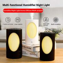 Tree Hole Humidifier,USB Soft Light Night Light, Home Use, Silent,Bedroom,Large Capacity,Water Supply,Charging,Humidifying