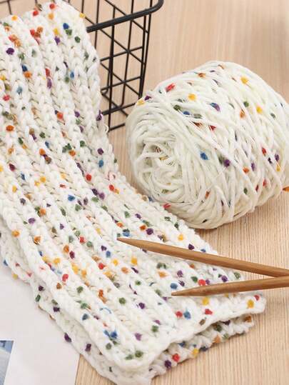 1 pieza Bola de hilo de mohair con estilo de gominola, bola de hilo de lana con textura de rocío hecho a mano, bola de hilo de mohair moteado multicolor grueso, para tejer a mano bufandas, gorros, manualidades, muñecas, bolsos, suéteres, mantas, etc. (Nota: El peso del producto es de aproximadamente 35-40g. El grosor es de 0,3 cm. El hilo fino se envuelve manualmente, por lo que puede estar suelto y no pegado, por favor evalúe objetivamente. Gracias.)