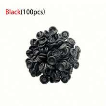 100pcs/Pack Disposable Finger Cots, Multi-Purpose One-Time Finger Covers, Medium Size Finger Sleeves, Latex Thumb Protectors, Durable Latex Material - Suitable For Beauty, Electronics, Medical And Other Industries Finger Protection - Multicolor - View 10