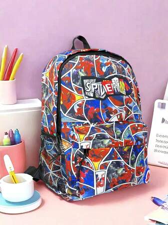 Marvel 漫威蜘蛛侠动漫周边2025新开学季背包儿童书包野餐包