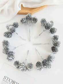 1/3/6PCS 3.14inch Artificial Pine Cone For Autumn Halloween Christmas Decorations, Autumn Decorations, Wedding Decorations, Home, Dining Room, Bedroom,Kitchen,Room Decorations, Festival Birthday Party Accessories, Outdoor Garden Decorations,Christmas Tree Decorations, Garland Party Wedding Holiday, Home Dining Room Bedroom Decorations, Winter Decoration, Halloween Decoration, Christmas Decoration, Birthday Gifts