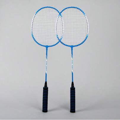 2pcs Badminton Rackets, Alloy Material, Lightweight , With Storage Bag, Suitable For Outdoor Sports And Leisure Activities, Perfect Gift (Shuttlecocks Not Included)