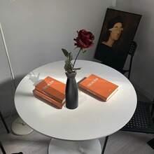 Jarrones De Cerámica, Florero Decorativo para Hogar Minimalista Moderno Fino,Utilizados en la Mesa de la Boda, Fiesta, Escritorio,Sala de Estar, Dormitorio de Oficina - Negro - Ver 5