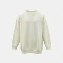 Teen Boy Nike NSW Club FLC Oversized Crew LBR Sweatshirt FD2923-047 - Beige - View 3