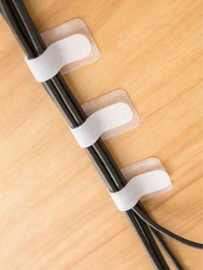 10 Stücke Kabel Aufbewahrungsbox, einfacher multifunktionaler Büro Schreibtisch Kabel Organizer Klemme, geeignet für wiederverwendbare Kabel Befestigung von Elektrikern, Magische Kabel Binder, Computer Kabel Binder, Schreibtisch Kabel Managementsystem