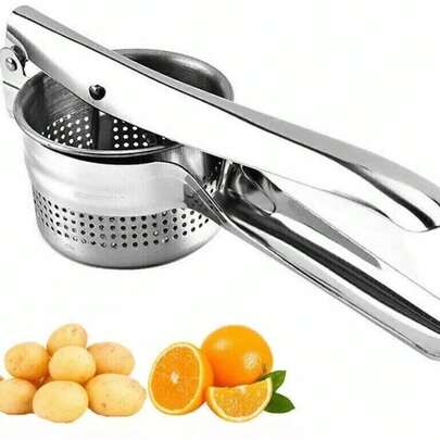 Potato Ricer Heavy Duty Stainless Steel Potato Puree Masher Lemon Juicer Kitchen Cooking Mashers For Fluffy Mashed Potatoes