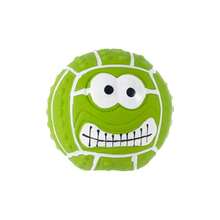 1 Pc Squeaky Dog Ball, Latex Rubber Dog Squeak Toys, 3.1'' Soft Bouncy Fetch Balls For Medium Small Pets Interactive Play, Teeth Cleaning Puppy Interactive Chew Durable Toy - Multicolor - View 17