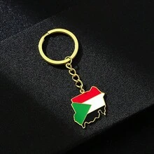 Republic 泪滴形吊坠钥匙扣，钛钢材质，适用于摩托车、汽车、背包、钥匙圈，时尚钥匙扣，适合送给朋友、万圣节、教师节、圣诞节礼物、包包挂饰、汽车配件或姐妹。 - 彩色 - 查看 6