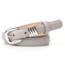 New Luxury High-End Belt For Women Fashion  Ancora Red Versatile Jeans Decorative Belt Women's Belt Suitable For Daily Jeans Fashion  Accessories - 駝色 - 查看 9