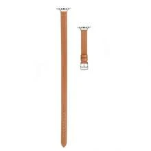 Brown Double Loop Thin Strap Watch Band Suitable For Wrist Fits Ultra 3 2 1 Series SE S10 S1 38mm 49mm , Fashionable Gift For Young Women, Double Loop Thin Strap For Smart Watch, Smart Watch Accessories
