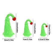 Whimsical Christmas Tree Red Ball Topper Artificial Holiday Tree Plush Tabletop Decorations For Home Office Party - Colorful - View 5