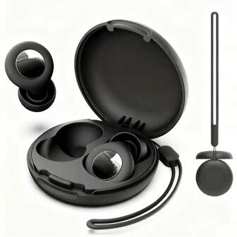 1 对防噪音睡眠耳塞，专为睡眠设计，可重复使用，隔音硅胶耳塞，不肿胀，防水硅胶小耳道，专为安静睡眠而设计，适合睡眠、学习、音乐会和旅行。睡眠必备，亲肤设计，柔软材质，保护听力