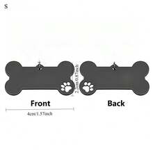 1 pezzo Targhetta personalizzata per cani, targhetta identificativa personalizzata per collare per animali domestici, targhetta di identità per animali domestici incisa, targhetta identificativa per animali domestici con testo personalizzabile, targhetta esclusiva per animali domestici unica, targhetta identificativa per collare per animali domestici con testo romantico personalizzabile, targhetta identificativa personalizzata per animali domestici, targhetta con testo personalizzabile per animali domestici