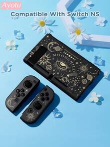 Ayotu 1 buah Casing Pelindung Konsol Switch2/Switch NS/Switch OLED Motif Langit, Casing TPU Lembut Generasi Baru, Pelindung Gamepad Universal, Pelindung Kontroler Switch, Aksesori Gaming Switch, Anti Jatuh, Anti Selip, Anti Gores, Modis, Cocok untuk Hadiah Romantis Musim Gugur, Kembali ke Sekolah, Hari Valentine, Natal, Halloween - MultiWarna - View 13