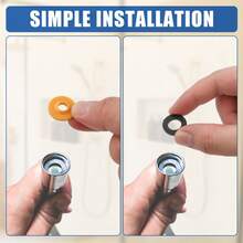 1 Set Duschströmungsbegrenzer, Silikon Wasserdurchflussreduzierer für Duschkopf, Handbrause Wassersparer, 4 Spezifikationen Hochdruckdurchflussbegrenzer, Badezimmer Konservierungszubehör