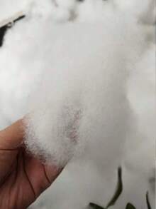 1pack Polyester Fiber Filler, Polyester Fiber Fill, Polyester Fiber Filling Stuffing Material, For Pillows, Cushion, And Stuffed Animal, Stuffed Dolls, High Resilience Fill Fiber For Stuffed DIY Craft