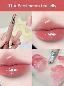 有色唇油持久滋润丰唇，不粘腻，呵护双唇，令双唇更饱满丰富多彩的唇彩，适合秋冬季男女使用唇油化妆品适合初学者、学生、生日、情人节、万圣节、圣诞节、节日礼物