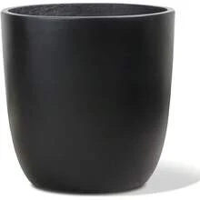 Concrete Planter Outdoor Indoor Large Cement Plant Pots For Trees Flowers Black 18 Inch - Black - View 1