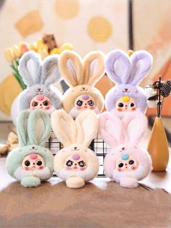 1 pieza Lindo colgante de muñeca de silicona con cara de bebé de tres años, colgante de bolso, llavero de muñeca