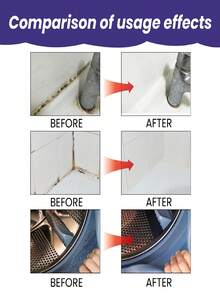 Soluție de curățare anti-mucegai pentru pete de perete, gresie, crăpături de chiuvetă, garnituri de etanșare din cauciuc pentru mașini de spălat, 24462309, baie, 37239063, soluție de îndepărtare a petelor, curățare, degresant puternic, baie, soluție de curățare pentru toaletă, soluție de curățare pentru bucătărie, soluție de curățare pentru mașini de spălat, garnituri, degresant puternic