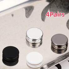 1Pair/2/4Pairs Flat Colorful Magnetic Clasp Veil Scarf Clip, Shawl Brooch Windbreaker Shawl Multi-Functional Anti-Slip Magnetic Clasp