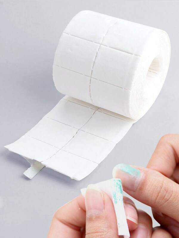 300pieces/Roll Of Disposable White Nail Art Gel Remover Pads-Soft, Fragrance-Free Nail Polish Cleaning Roll Paper. Makeup Remover Pad, Nail Cleaning Pad, Nail Polish Remover, Suitable For Salon & Home Use, Gentle On Nails, Easy To Use, Ideal For Women And, Nail Care Essentials, Nail Tech Accessories, Disposable Nail Pads, Salon Essentials, Simple Design, Soft Texture. Manicure Tools & Accessories