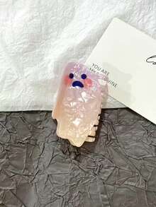 1pc Acrylic Halloween Themed Claw Hair Clip, Suitable For Decorating Hair On The Back Of The Head, Hair Accessory For Party And Street Wear Winter Hair Clutch Elegant Claw Clips