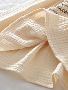 小女孩纯棉长袖圆领粗线上衣和棕色休闲裤两件套秋季或春季服装 3 至 7 岁