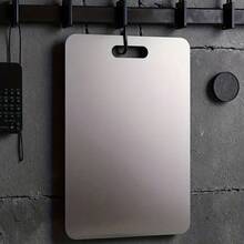 3 Pieceshigh-Quality Titanium Steel Chopping Board - Double-Sided Stainless Steel, Smooth Surface, Very Suitable For Use In Kitchens And Restaurants, Easy To Clean, A Kitchen Essential | Chopping Board, Kitchen Chopping Board - Multicolor - View 10