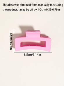 4 قطع مشابك شعر مربعة للنساء، مطبوعة بطريقة جميلة وبألوان سادة، مناسبة للشعر السميك والرقيق، مشابك لتسريحات الشعر المرفوعة، إكسسوارات شتوية للشعر