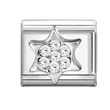 1件装DIY意大利模块化手链套装，饰有五角星、糖果和爱心元素，适合作为派对礼物送给朋友/情侣，适用于圣诞节、新年、万圣节、情人节等节日，设计精美，不锈钢材质，本土制造，实用时尚，是圣诞节和万圣节的必备单品，色调沉稳，充满圣诞气息。