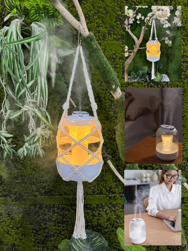 New Hanging Humidifier, Dual Nozzle, 3 Mist Modes, Wall-Mounted/Tabletop, Home/Office/Bedroom Humidifier, Halloween/Christmas Gift