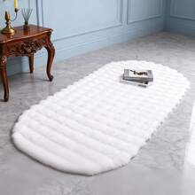 1pc Soft Plush Carpet, Anti-Slip Backing, Hand/Machine Washable, Suitable For Autumn/Winter, Rectangular Shape, For Living Room, Bedroom, Bedside, Sofa, Wedding, Christmas, Fireplace, Dining Table, Outdoor Patio, Luxurious Home Decor Kitchen Rug