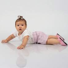 Children's Aqua Shoes 19-28 Neoprene Non-Slip Easy Fit Lightweight Beach Pool Park Water Sand Duck Way Flexible Unisole Sneakers Sock - 淺粉色 - 查看 6