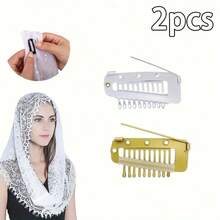 1/2/3 Stücke Bestseller Clips, Hut, Schleier, Schal Fixierclips, Perücken Haarteil, elastische BB Clips, Klauenclips, Haarklammern, Haarspangen, Haarbarrettes