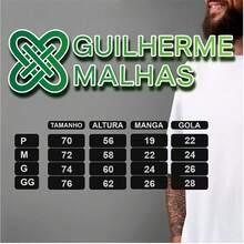 Camisa Camiseta Masculina Algodão Estampa - Cinza - Visão 2